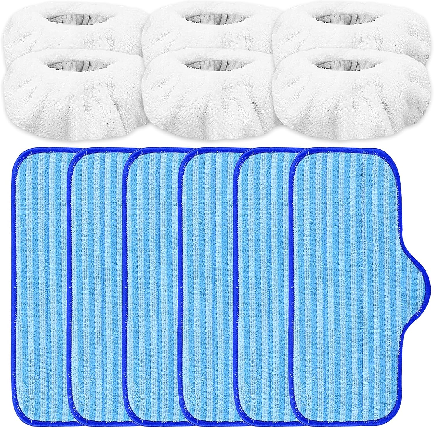 KeeTidy Reusable Microfiber Pads 66 Pack for Steam Mop