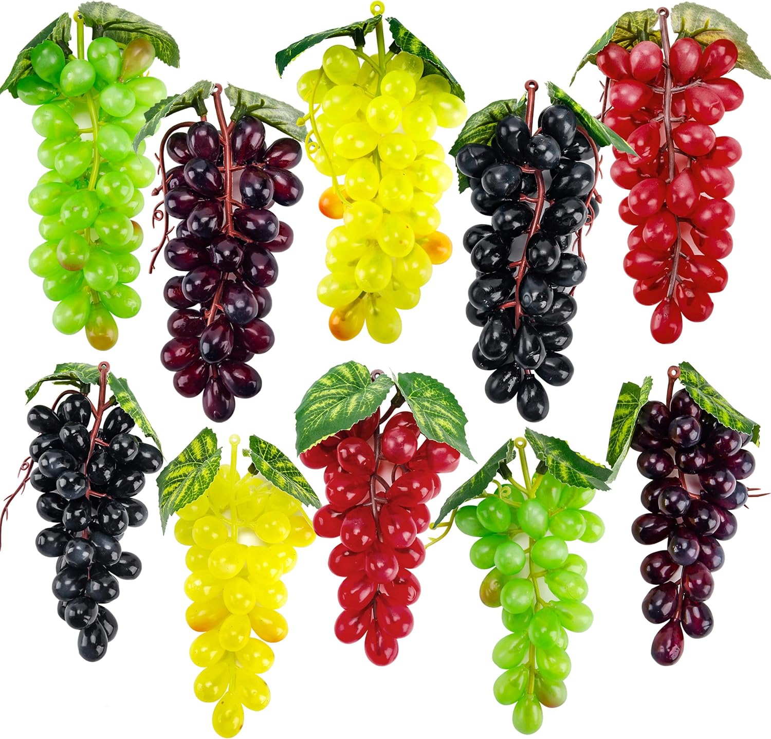 Toopify 10 Bunches Artificial Grapes Decor