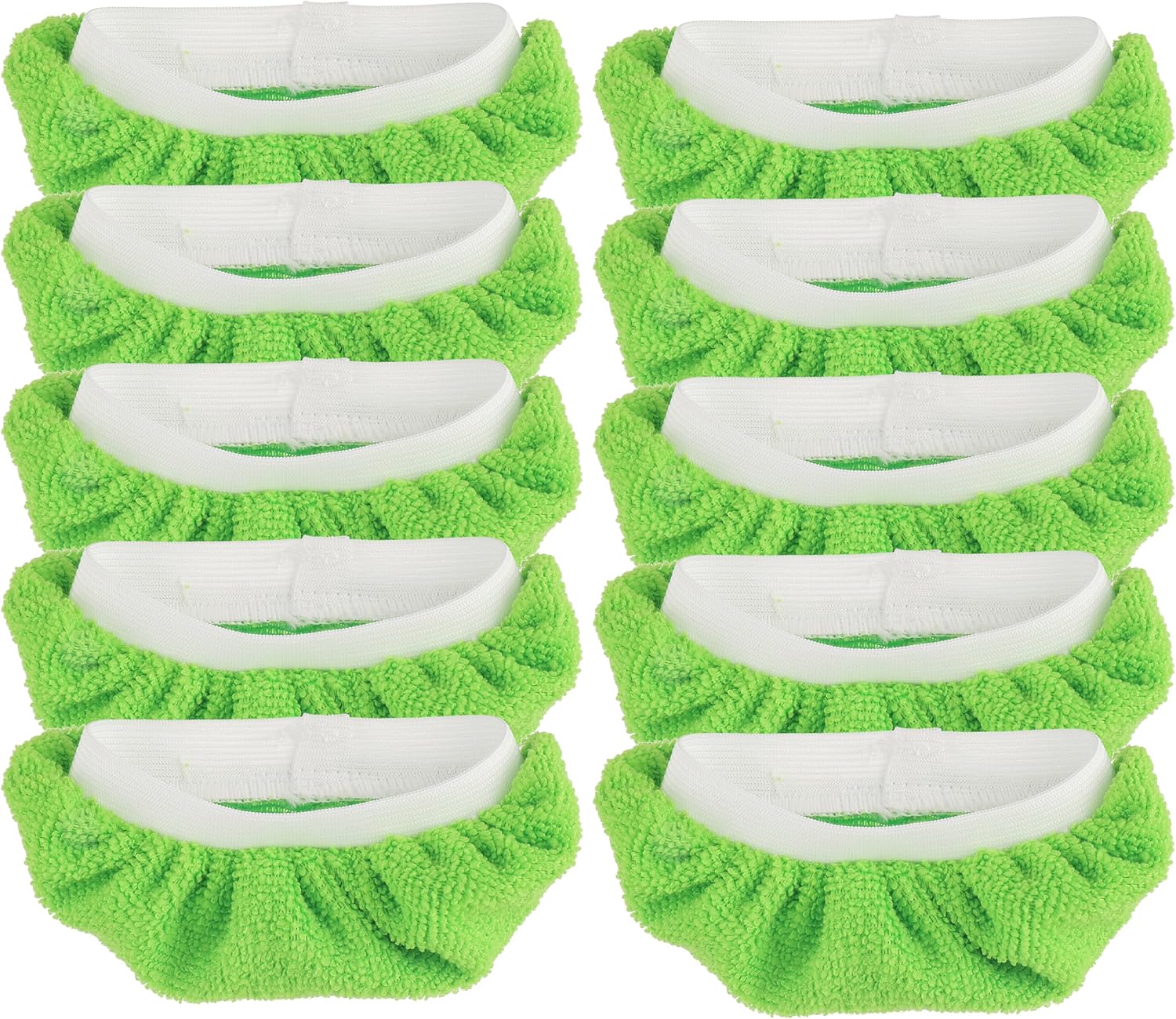 10 Pack Steam Mop Replacement Pads - Universal Reusable Washable for Steam Cleaners