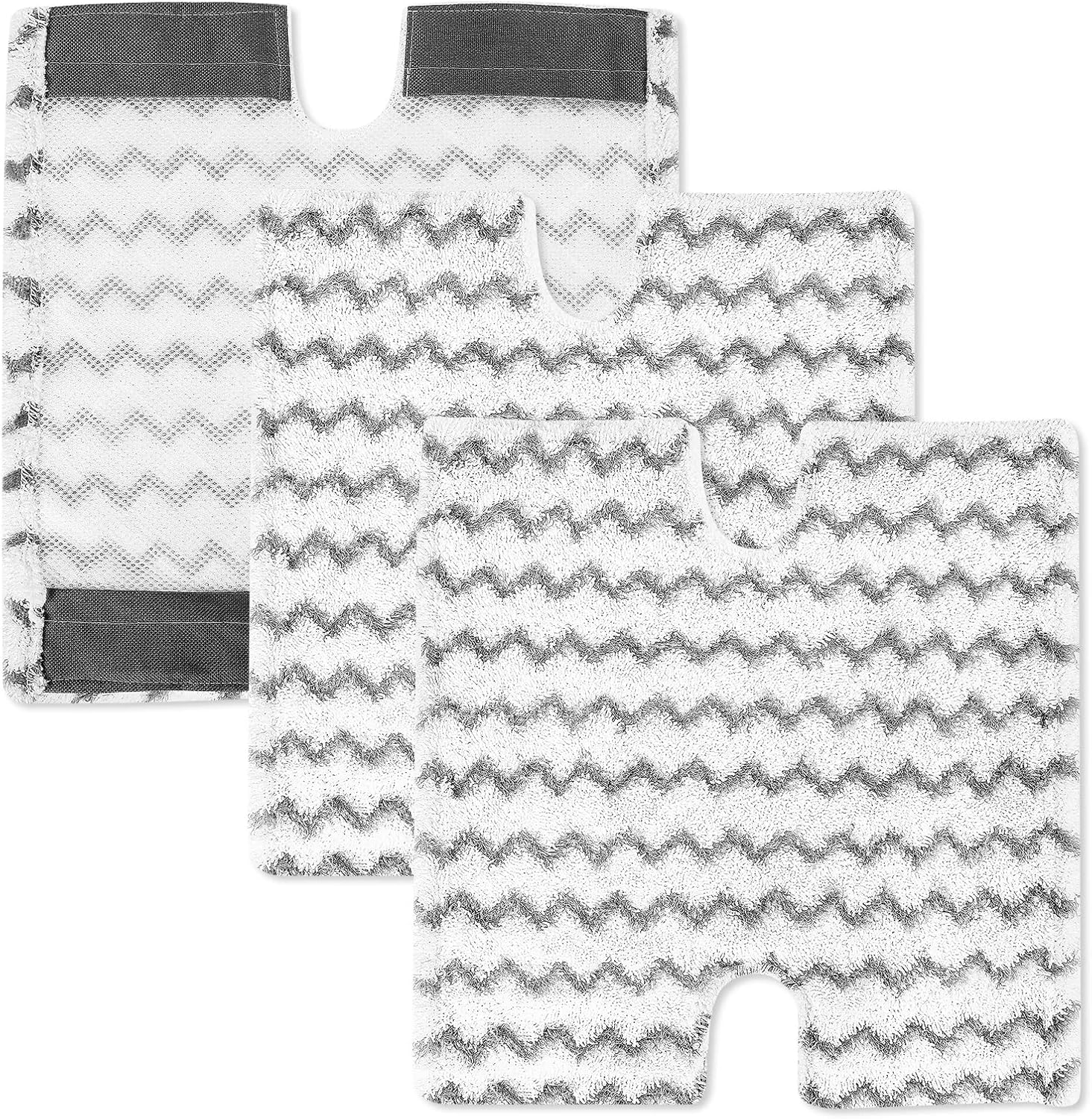 KEEPOW Steam Mop Pads for Shark Geniuses 3 Pack Replacement