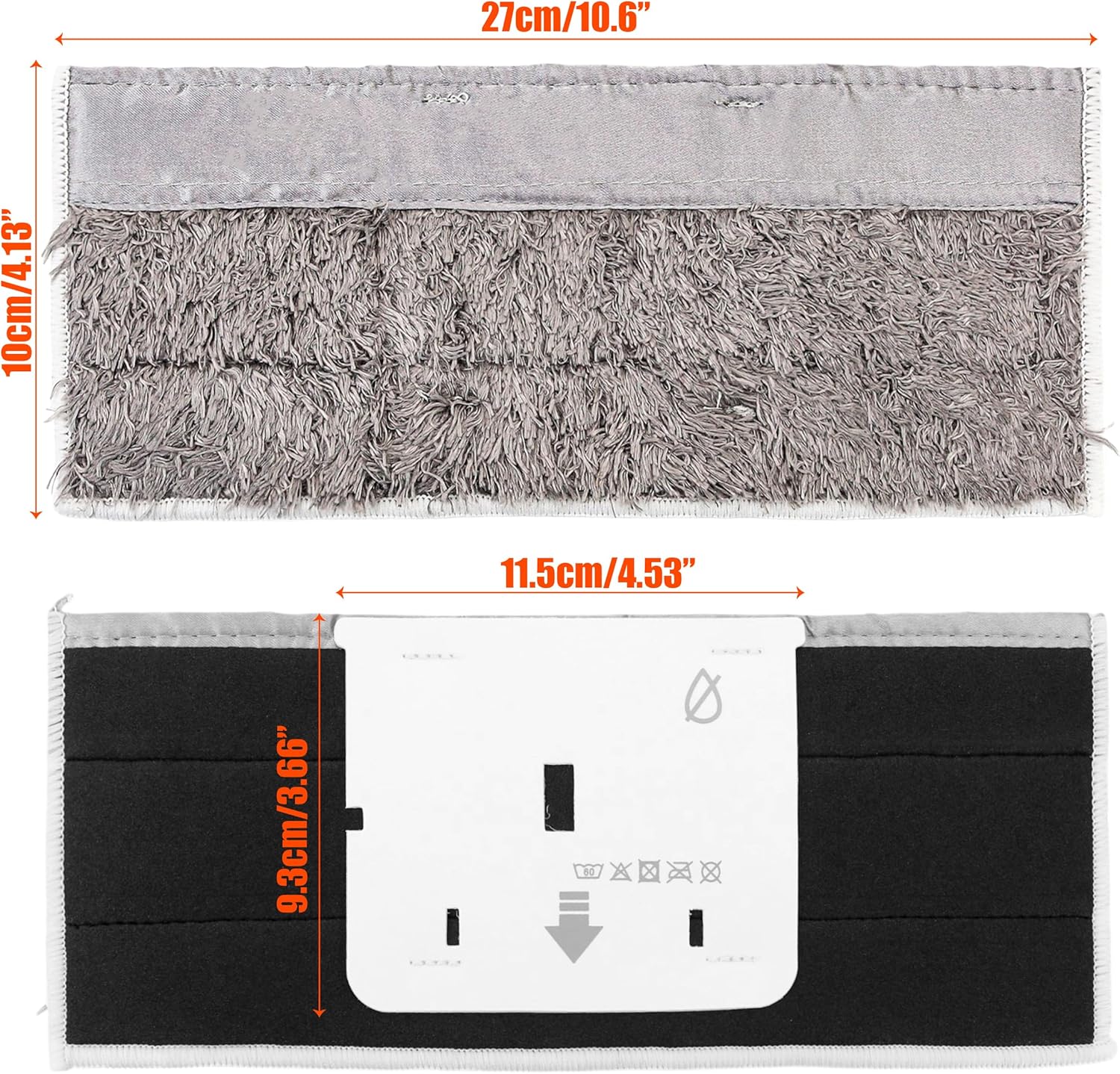6 Pack Washable Dry Mopping Pads for iRobot Braava Jet M6